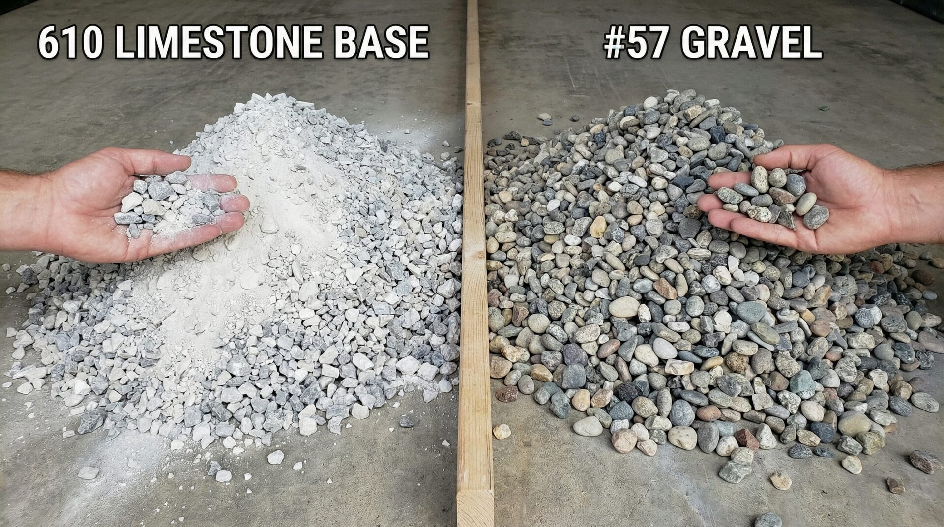 610 Limestone vs 57 Gravel for Driveways: Which is Best for Your Project