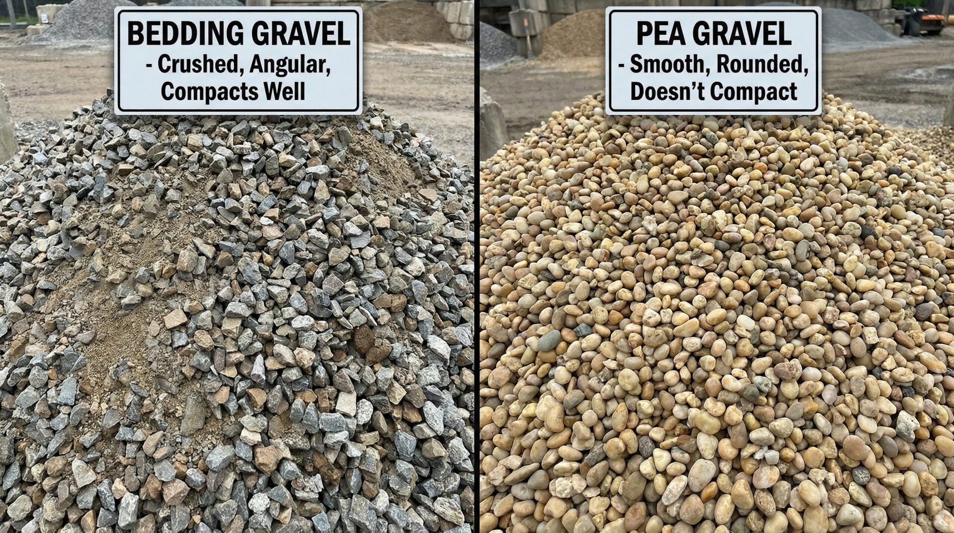 Bedding Gravel vs Pea Gravel – Complete Guide for Your Project