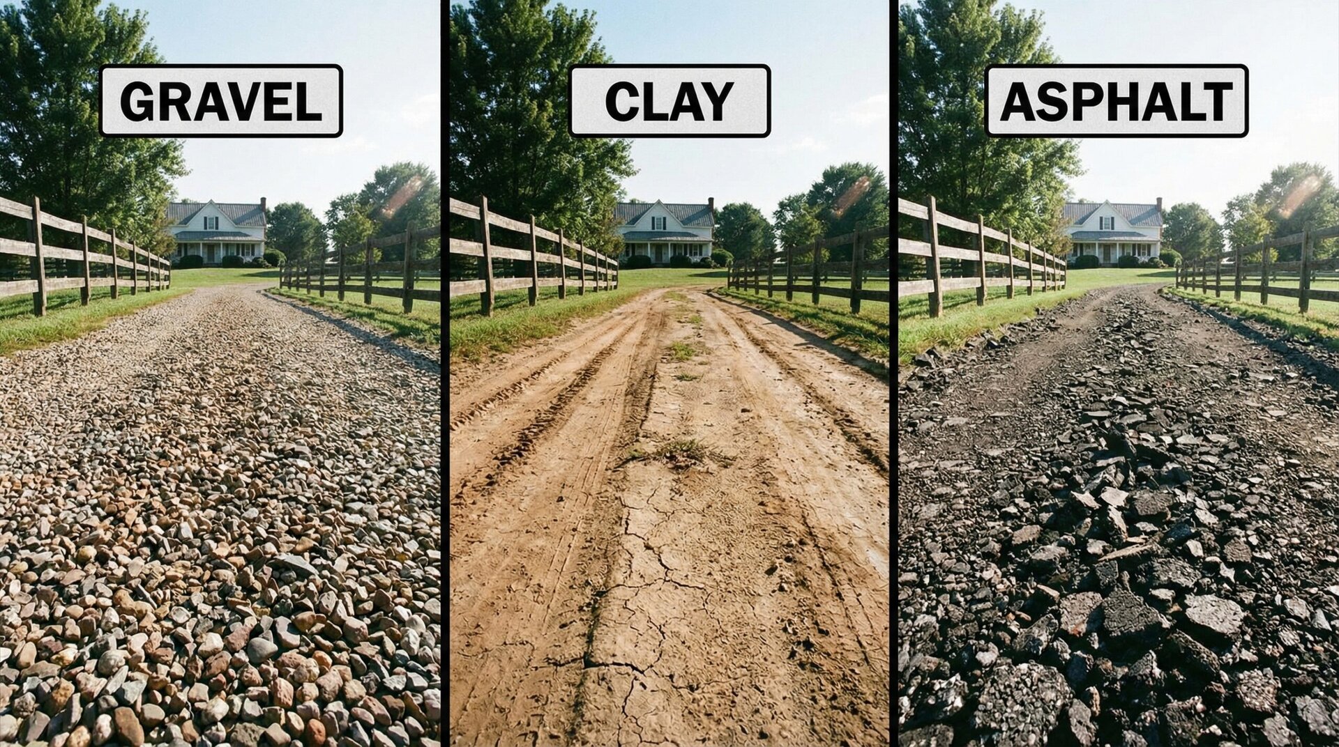 Best Materials for Dirt Driveways: Gravel, Clay & More (Costs + Pros/Cons)