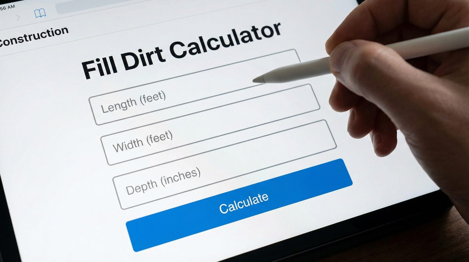 Fill Dirt Calculator with Compaction Factor 2025