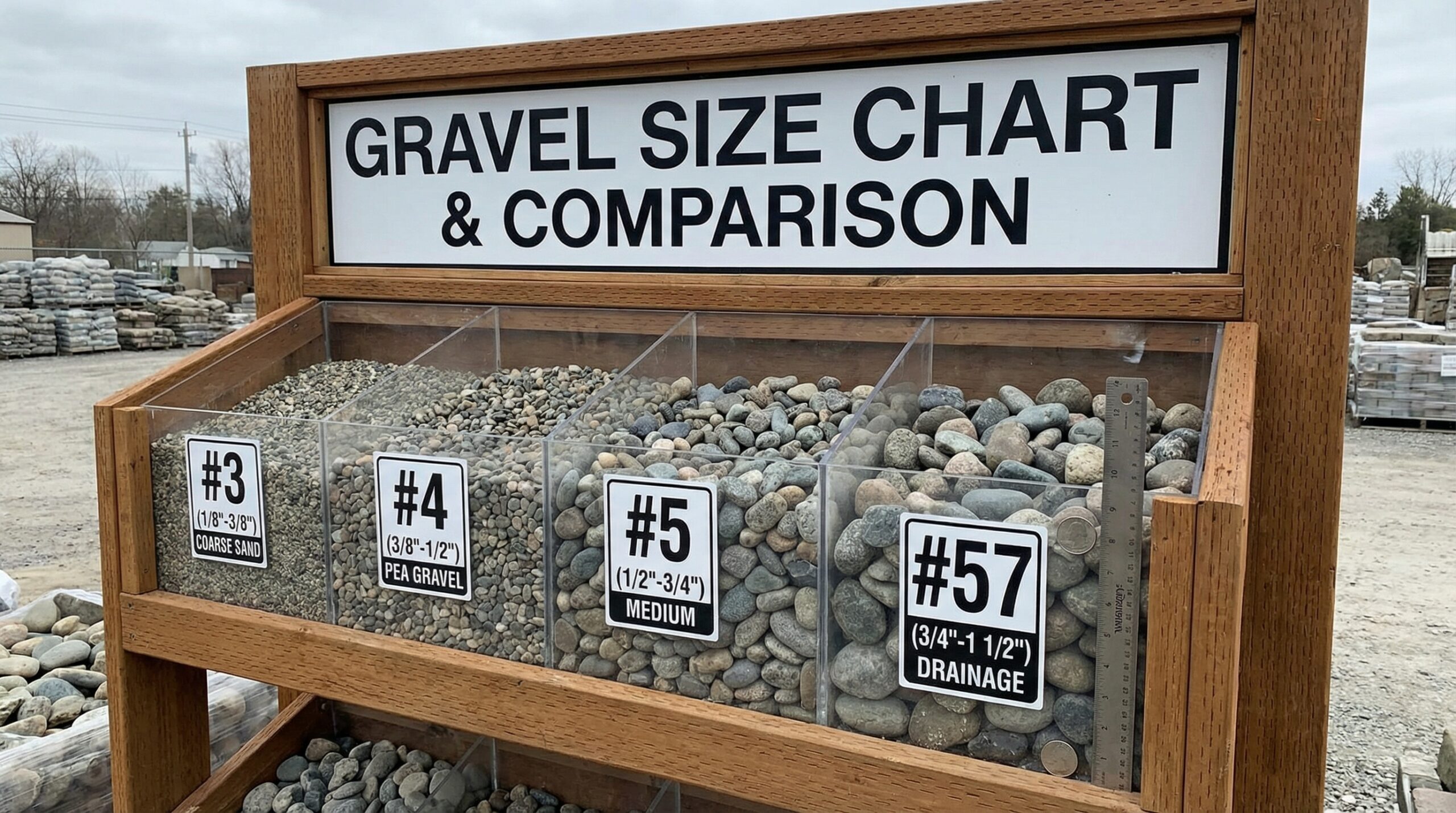Gravel and Rock Size Chart: How to Choose the Right Stone for Any Project
