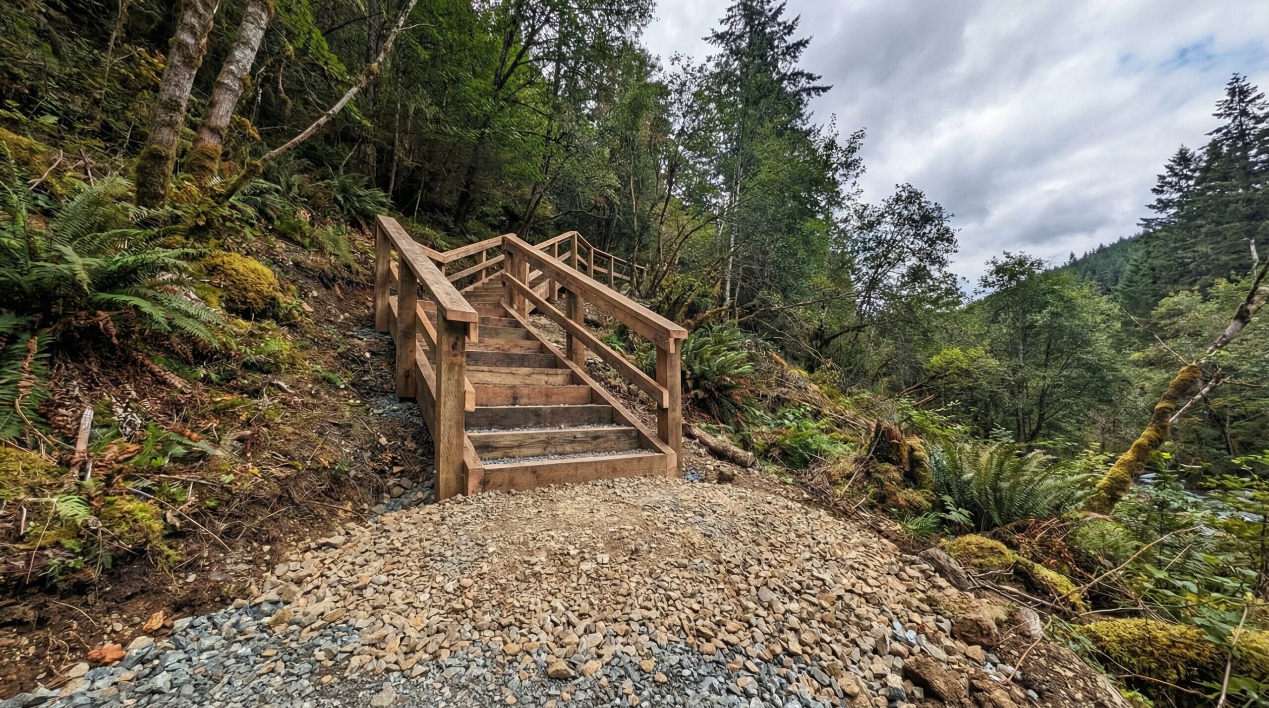 How to Build Outdoor Stairs with a Gravel Base Support System