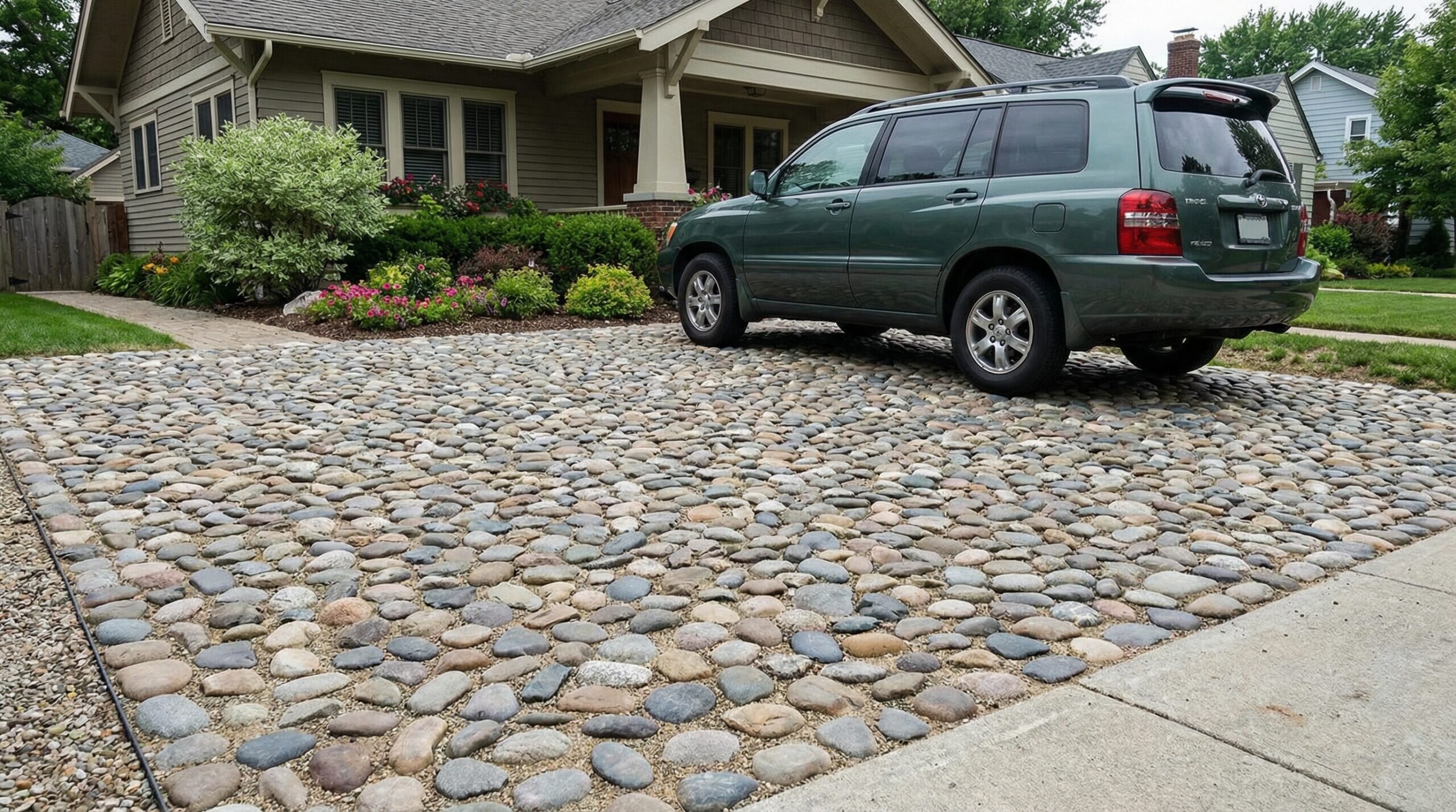 River Rock Parking Pads: Design Guide, Pros, Cons, and Installation Tips