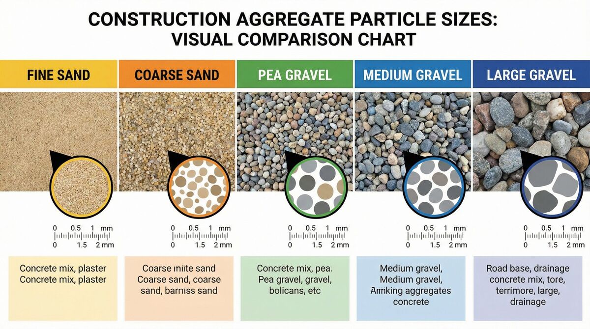 Complete Aggregate Sizes Chart and Selection Guide for Construction Projects