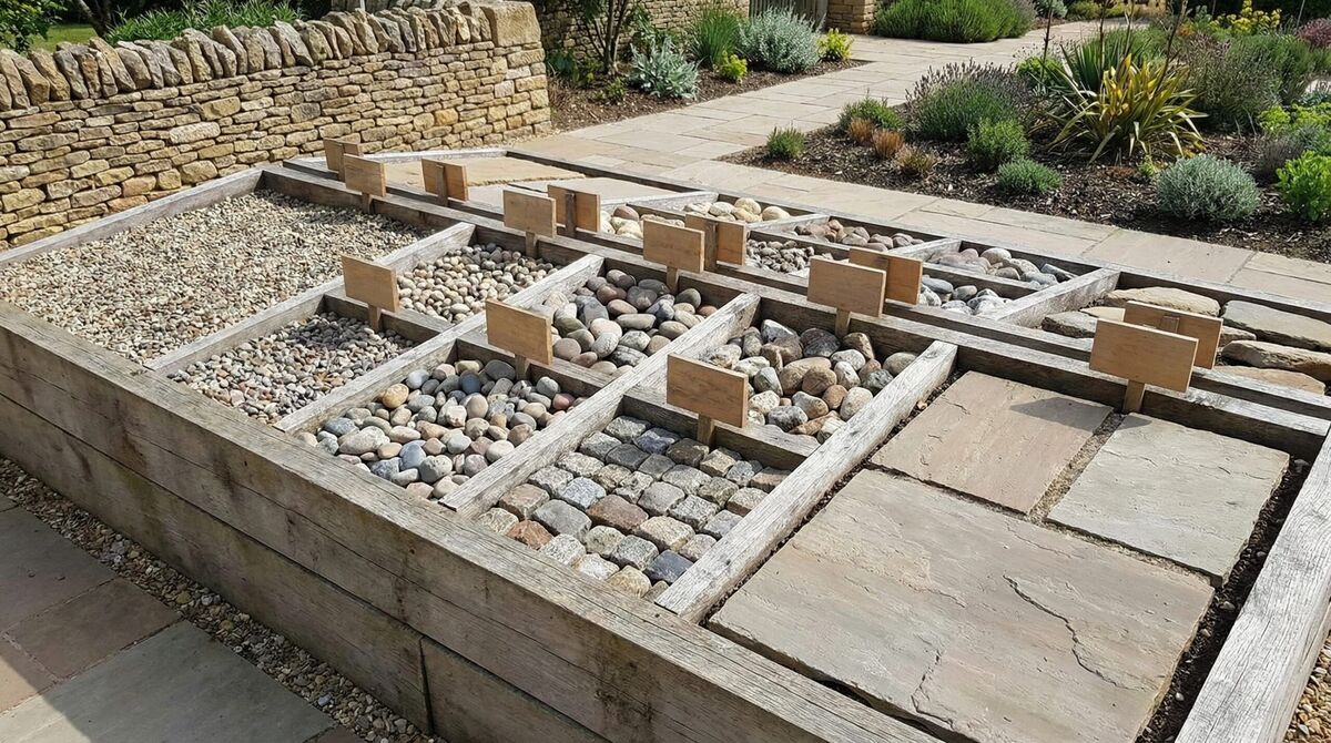 Detailed stone size chart showing measurements and applications