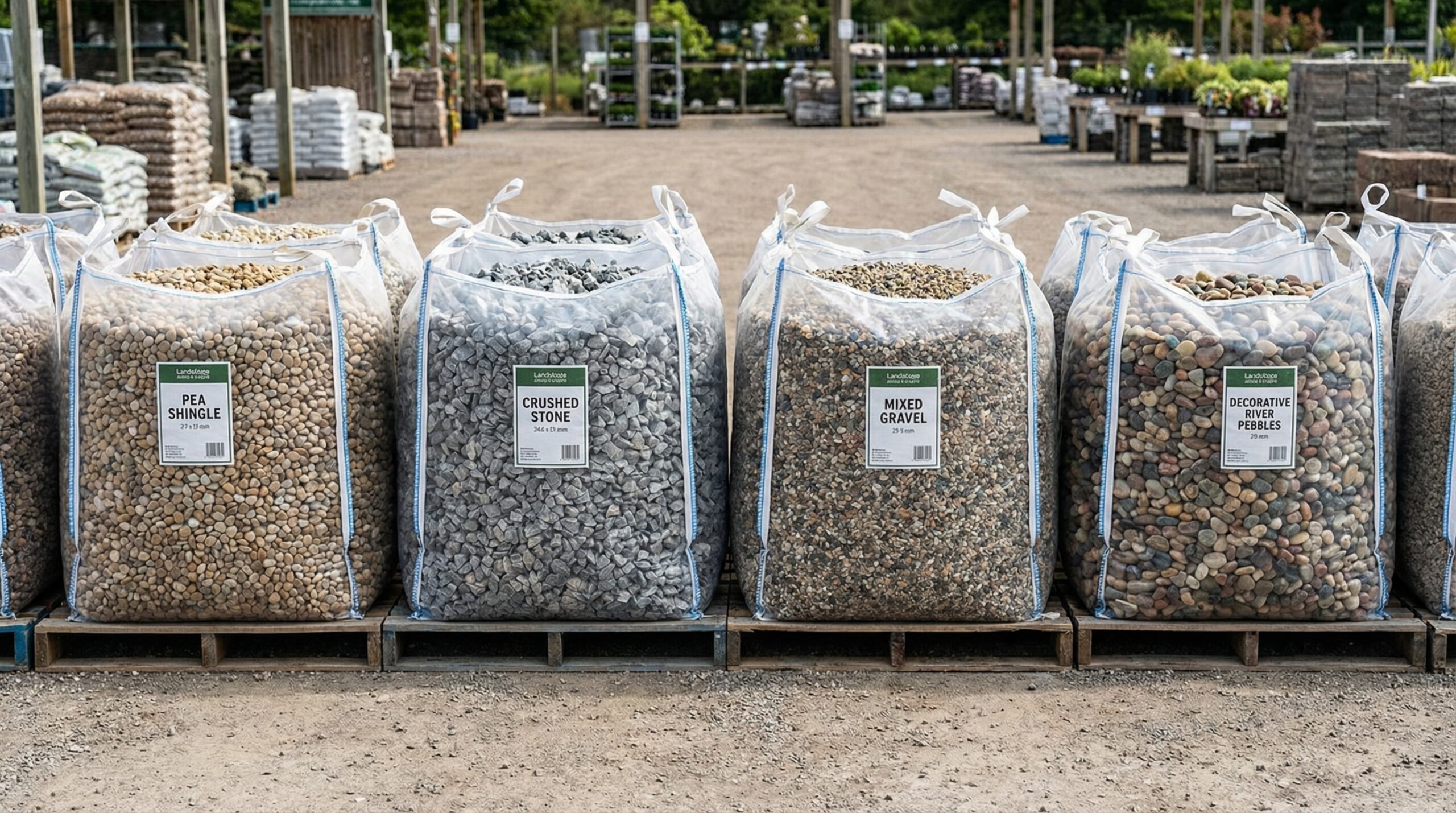 Different Types Stones Bulk Bags