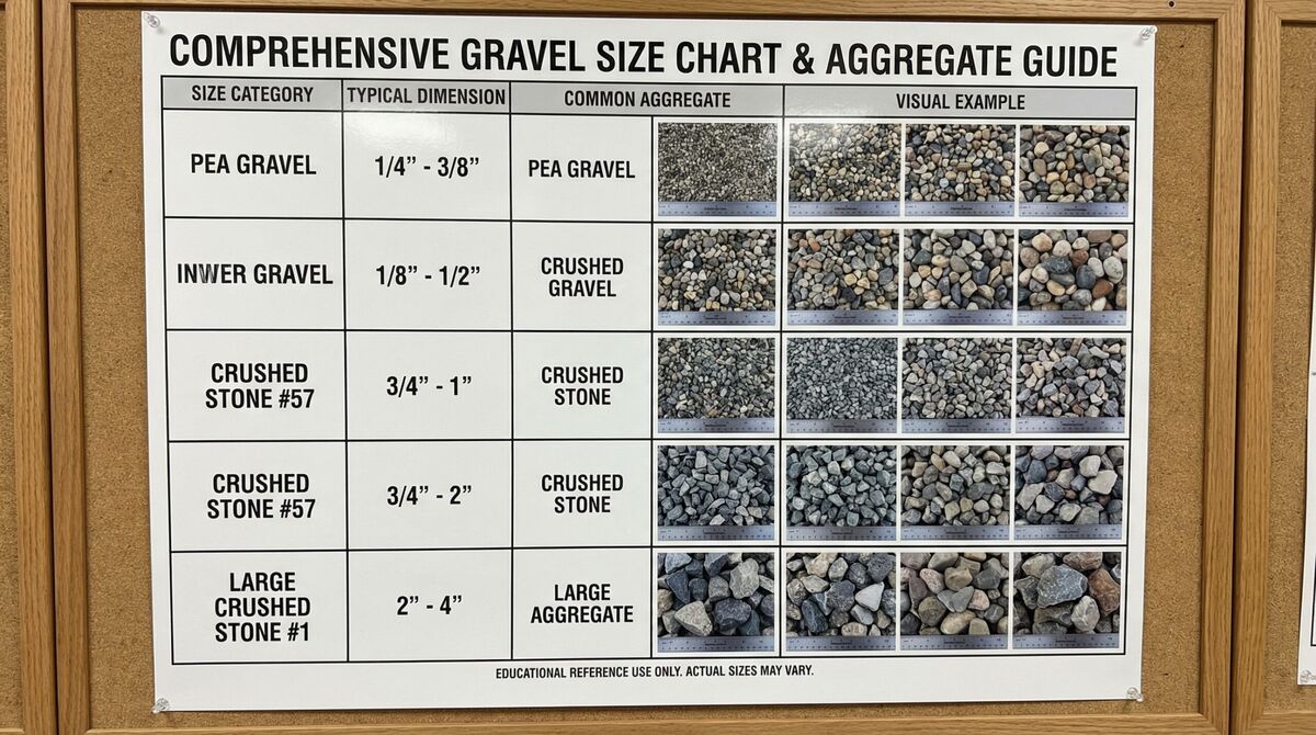Complete Gravel Size Chart Guide for Construction and Landscaping Projects