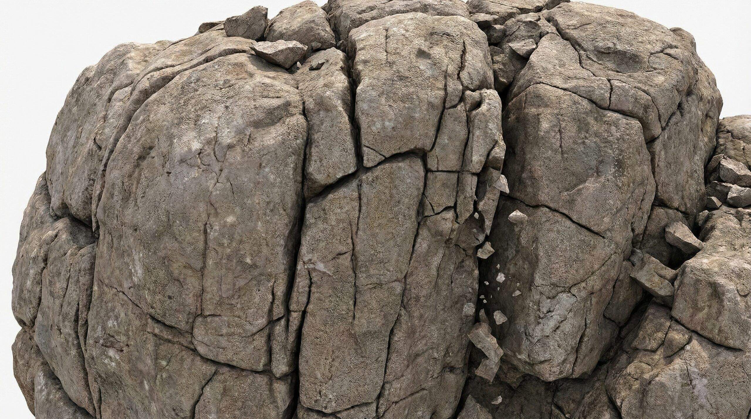 Gravel formation process through natural weathering