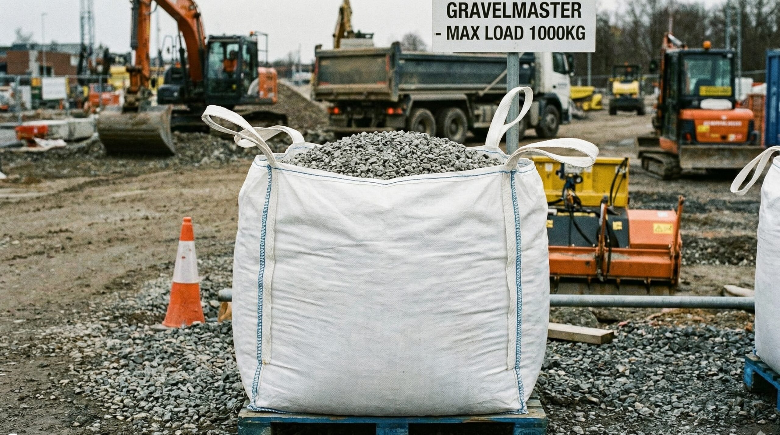 Heavy Duty Gravel Bag Construction Site