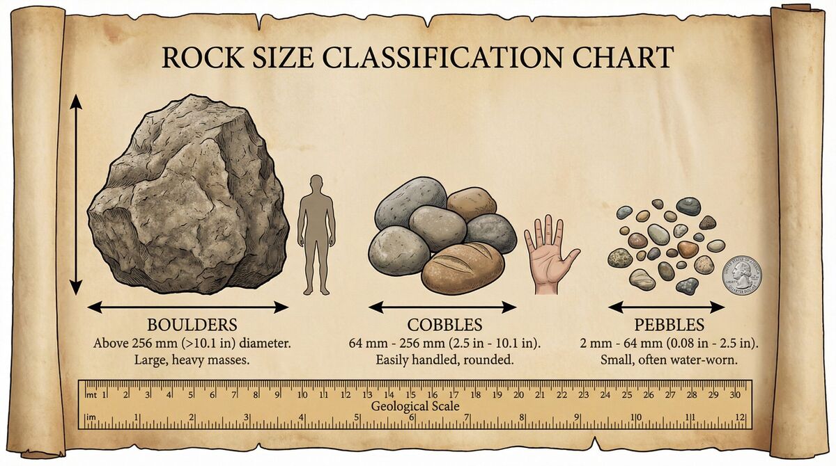 Complete Rock Size Chart Guide with Weights and Applications