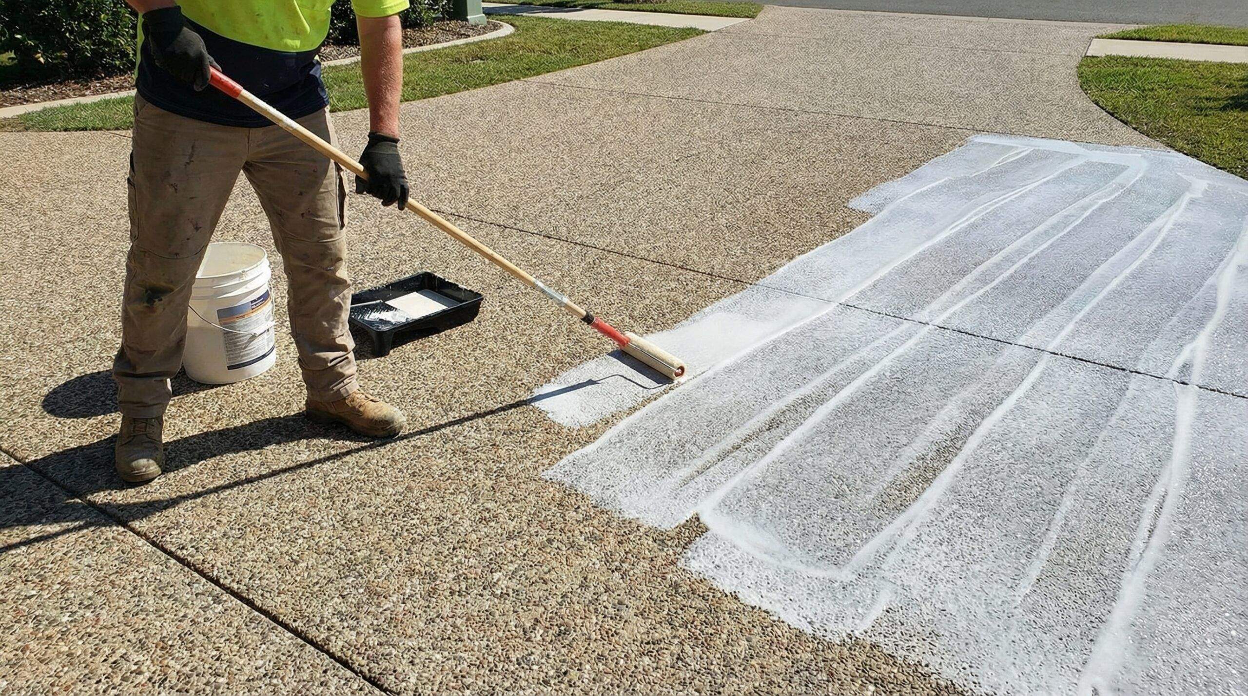 Proper sealer application technique demonstration