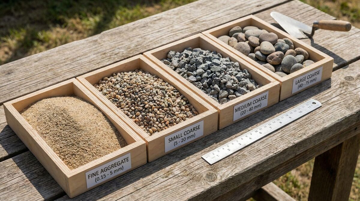 Stone Aggregate Size Chart Guide for Construction Projects