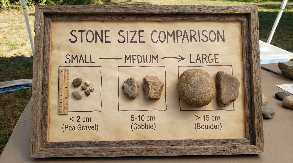 Stone Sizes Chart  Complete Guide to Small, Medium and Large Stone Dimensions
