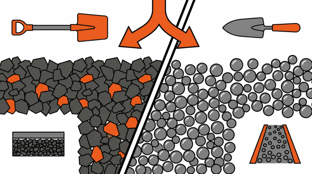 Base Material vs Pea Gravel Which Should You Choose for Your Project