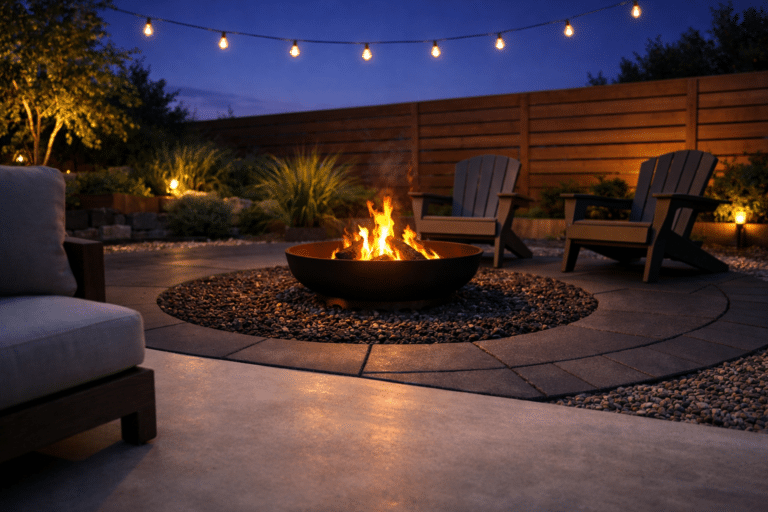 Gravel vs. Pavers vs. Concrete: What’s the Best Base for Fire Pits?