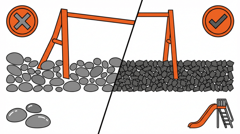 Can River Rock Be Used as a Base for Playground Equipment in 2026