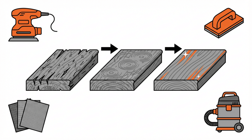 What’s the best way to sand stairs for a perfect finish?